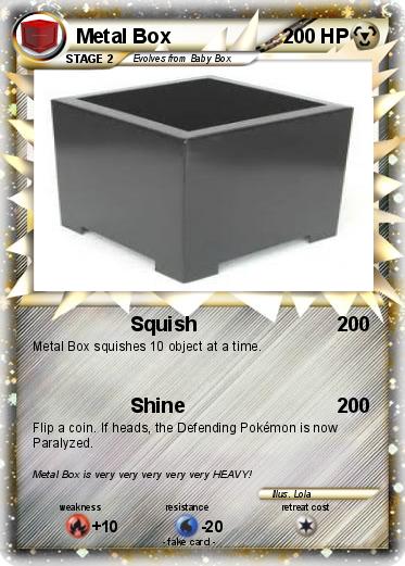 Pokemon Metal Box