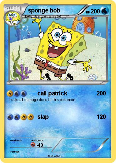 Pokemon sponge bob