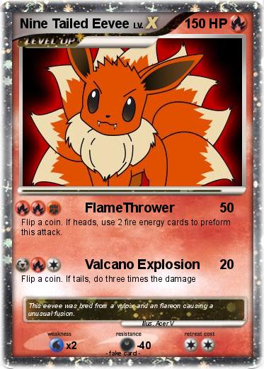 Pokemon Nine Tailed Eevee