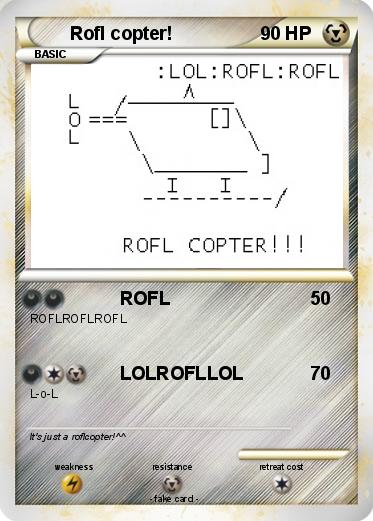 Pokemon Rofl copter!