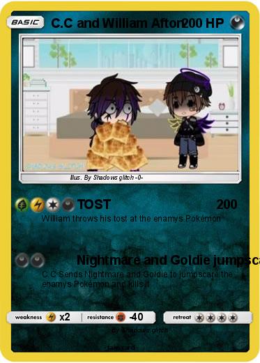 Pokemon C.C and William Afton