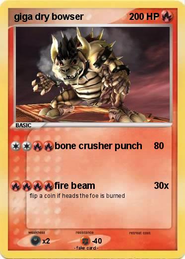 Pokemon giga dry bowser