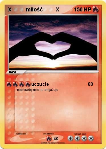 Pokemon X          miłość         X