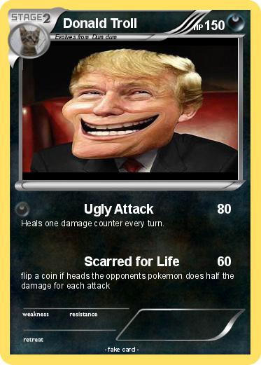 Pokemon Donald Troll