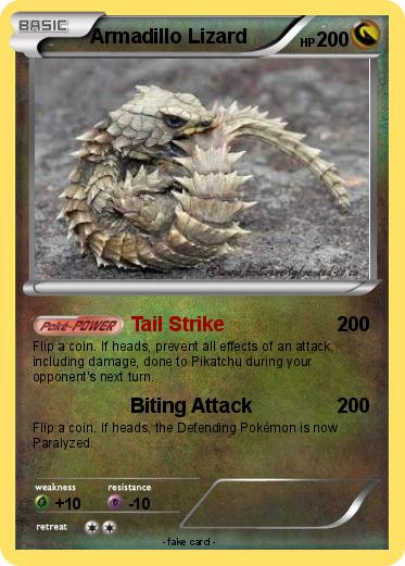 Pokemon Armadillo Lizard