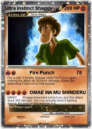 Pokemon Ultra Instinct Shaggy