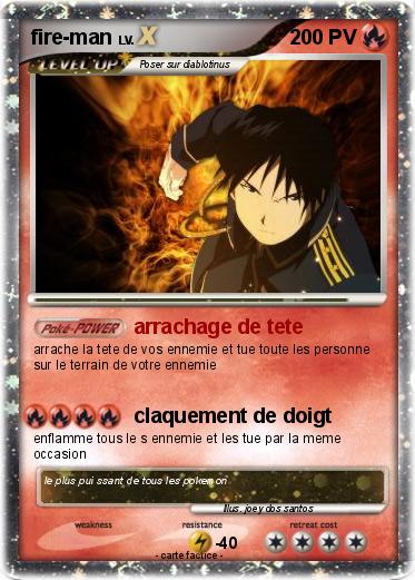 Pokemon fire-man