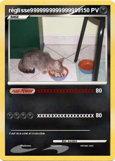 Pokemon réglisse9999999999999999