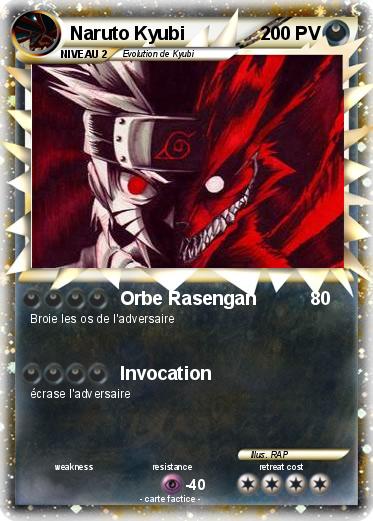 Pokemon Naruto Kyubi