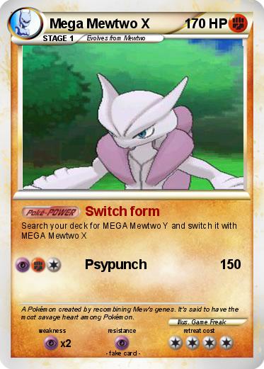 Pokemon Mega Mewtwo X