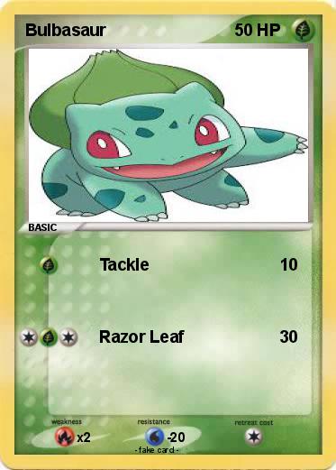 Pokemon Bulbasaur