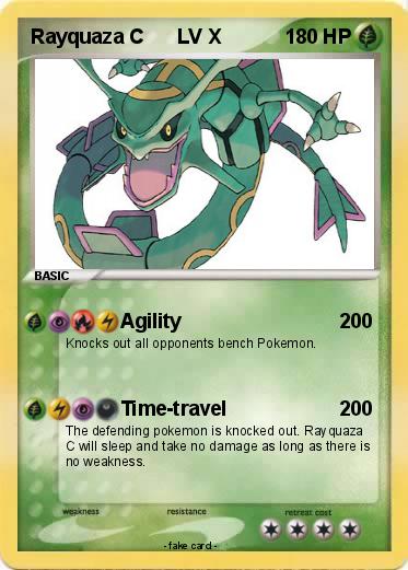 Pokemon Rayquaza C      LV X