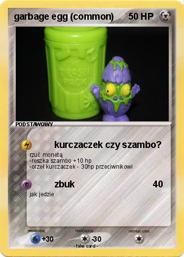 Pokemon garbage egg (common)