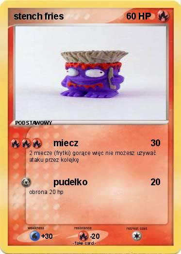 Pokemon stench fries