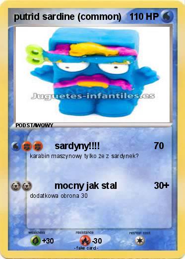 Pokemon putrid sardine (common)