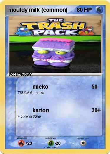Pokemon mouldy milk (common)