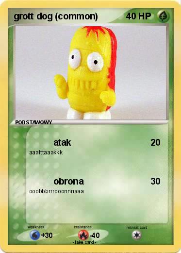 Pokemon grott dog (common)