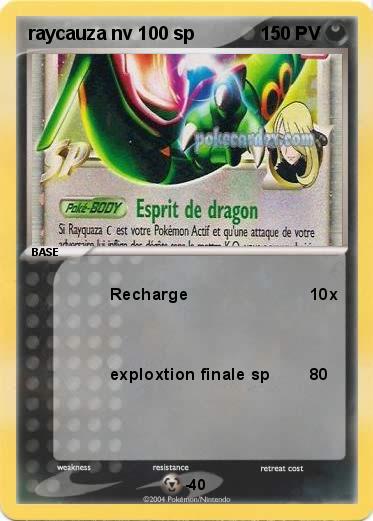 Pokemon raycauza nv 100 sp
