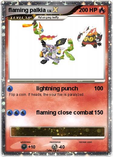Pokemon flaming palkia