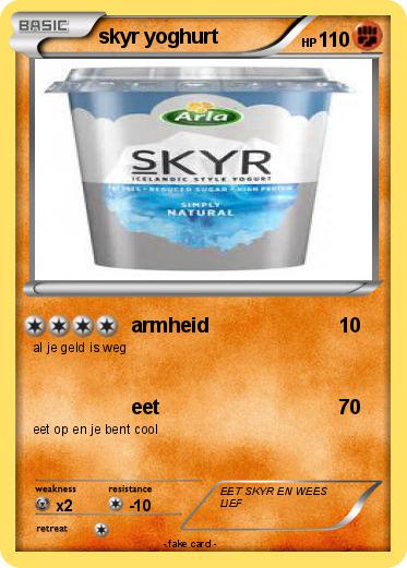 Pokemon skyr yoghurt