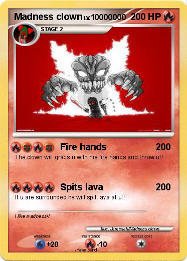Pokemon Madness clown
