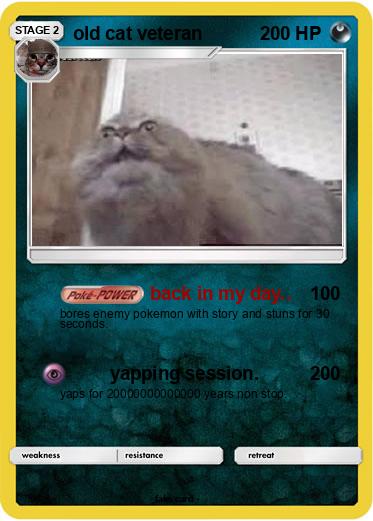 Pokemon old cat veteran