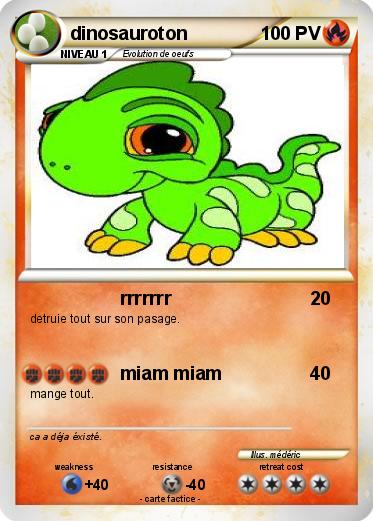 Pokemon dinosauroton
