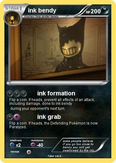 Pokemon ink bendy