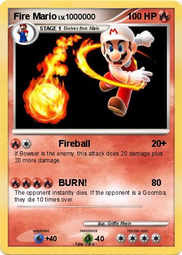 Pokemon Fire Mario