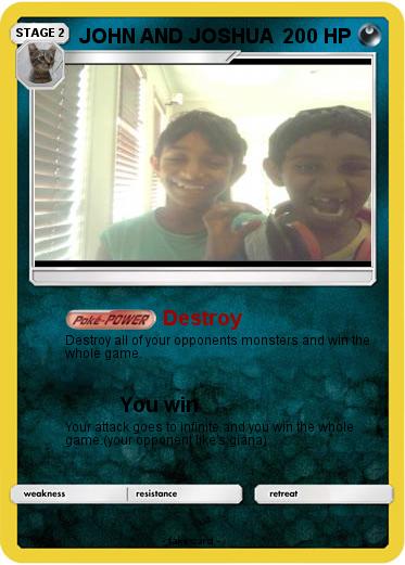 Pokemon JOHN AND JOSHUA