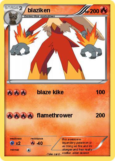 Pokemon blaziken