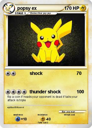 Pokemon popsy ex