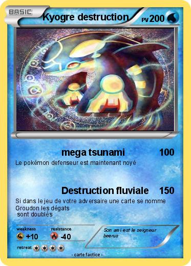 Pokemon Kyogre destruction
