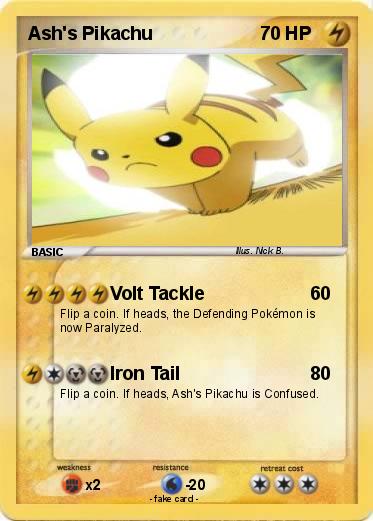 Pokemon Ash's Pikachu
