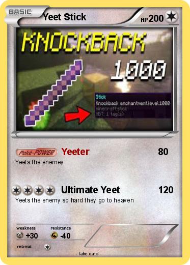 Pokemon Yeet Stick