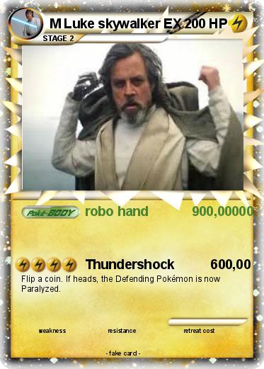 Pokemon M Luke skywalker EX