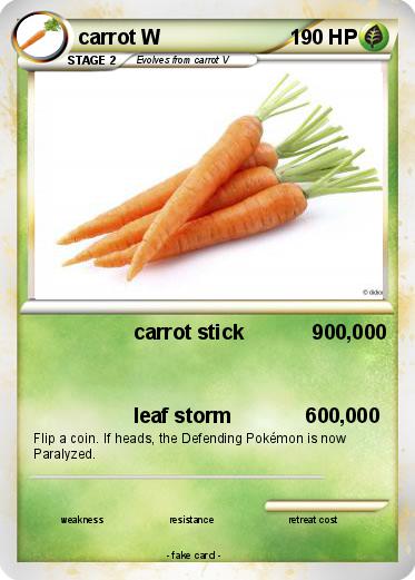 Pokemon carrot W