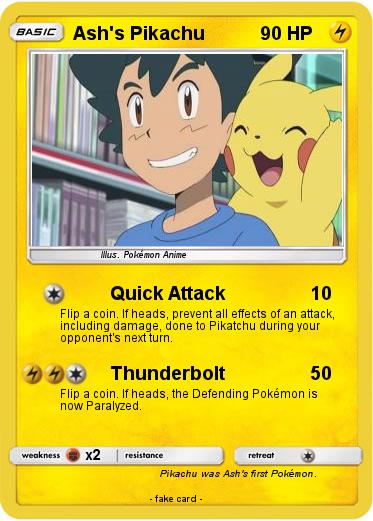 Pokemon Ash's Pikachu