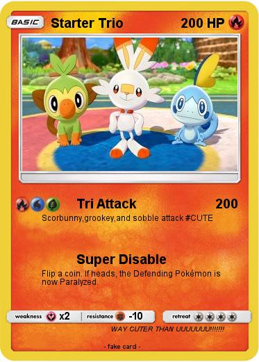 Pokemon Starter Trio