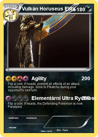 Pokemon Vulkán Horuseus Elita