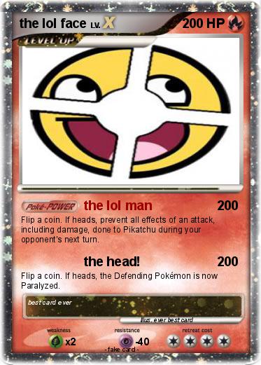Pokemon the lol face