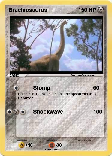 Pokemon Brachiosaurus