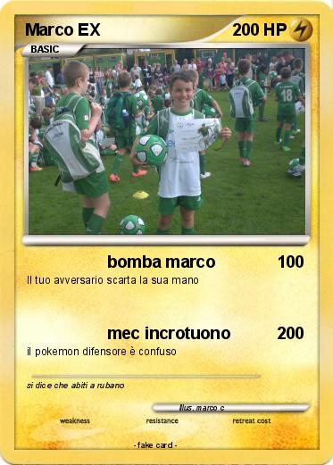 Pokemon Marco EX