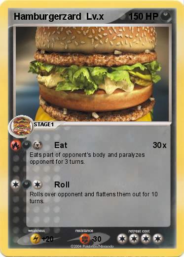 Pokemon Hamburgerzard  Lv.x
