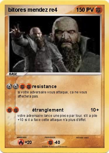 Pokemon bitores mendez re4