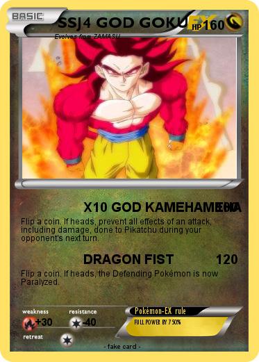Pokemon SSJ4 GOD GOKU