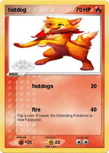 Pokemon hotdog