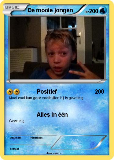 Pokemon De mooie jongen