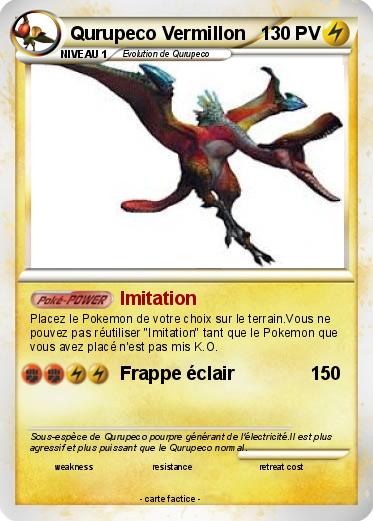 Pokemon Qurupeco Vermillon