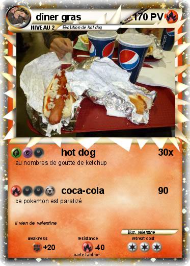 Pokemon dîner gras